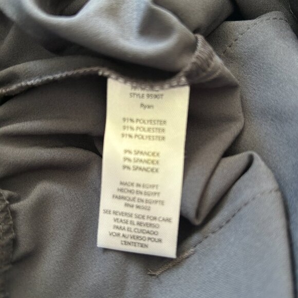 NWT Healing Hands Scrub Pants Gray Ryan Straight Leg 9590T Medical - Picture 6 of 6